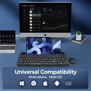 Custom logo Package Language Teclado Inalambrico Wireless Bt Portable Tablet <strong>Keyboard</strong> External Multi Device <strong>bluetooth</strong> <strong>Keyboard</strong> - Product Image 4