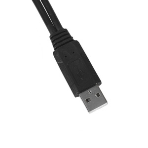 2 in 1 USB 2.0 A1メス-2デュアルUSBオスデータハブ電源アダプターケーブル - Product Image 2