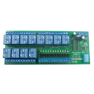 Módulo de relé Modbus RTU DIN35 C45, salida de entrada Digital de 12 canales, UART, RS485, caja de riel para PLC, PTZ, Motor LED, control de máquina, chipwelldone - Product Image 2