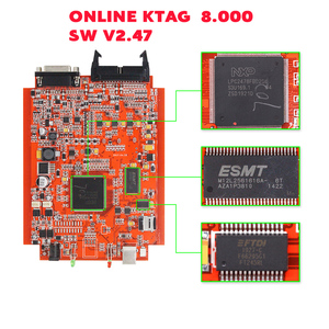 Neueste KTAG V8.000 Master-Version Online KTAG 8.000 SW V2.47 Weitere Protokolle hinzufügen OBD2-Programmierwerkzeug ECU-Diagnose tool