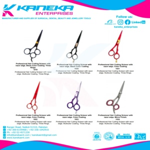 เครื่องโกนหนวดสี MTI กรรไกรด้ามจับเหล็กสำหรับร้านเสริมสวยกรรไกรสำหรับมืออาชีพ - Product Image 5