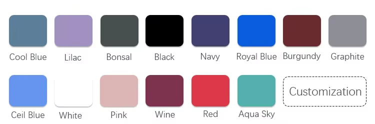 Colores personalizados