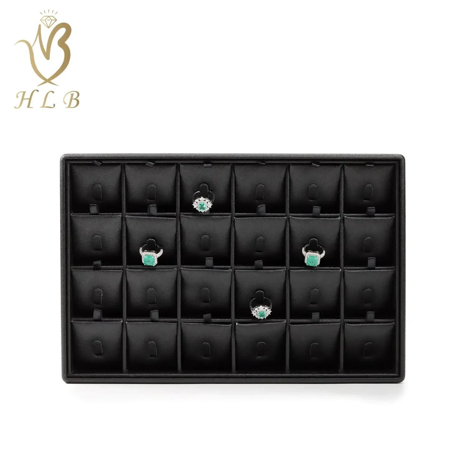 24 plateaux à anneaux verticaux