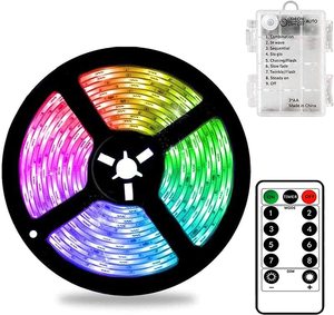 柔性rgb条5050 rgb 12v 30led遥控声控智能发光二极管条形灯3m - Product Image 5