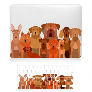 Kunden spezifisches Druck design <span class=keywords><strong>Computer</strong></span>-PC-Laptop tasche für MacBook 13 14 15 16-Zoll-Hartschalen-Abdeckung mit Silikon-Tastatur abdeckung