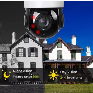 Mini cámara domo de alta velocidad con zoom 18x y rotación continua 360 para sistemas de monitoreo al aire libre - Product Image 3