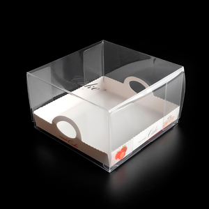 Tùy Chỉnh Có Thể Gập Lại Rõ Ràng Vuông Pet Vinyl Món Quà Giáng Sinh Nhựa Thực Phẩm Hộp Bao Bì Trong Suốt Acetate Nhỏ Rõ Ràng Hộp Nhựa - Product Image 1