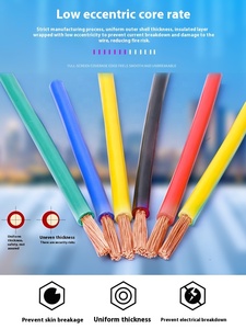 Giá cả cạnh tranh điện dây đồng Cáp ngành công nghiệp sản xuất bán buôn PVC 1 Core / 2 Core/3 lõi BVR dây - Product Image 5