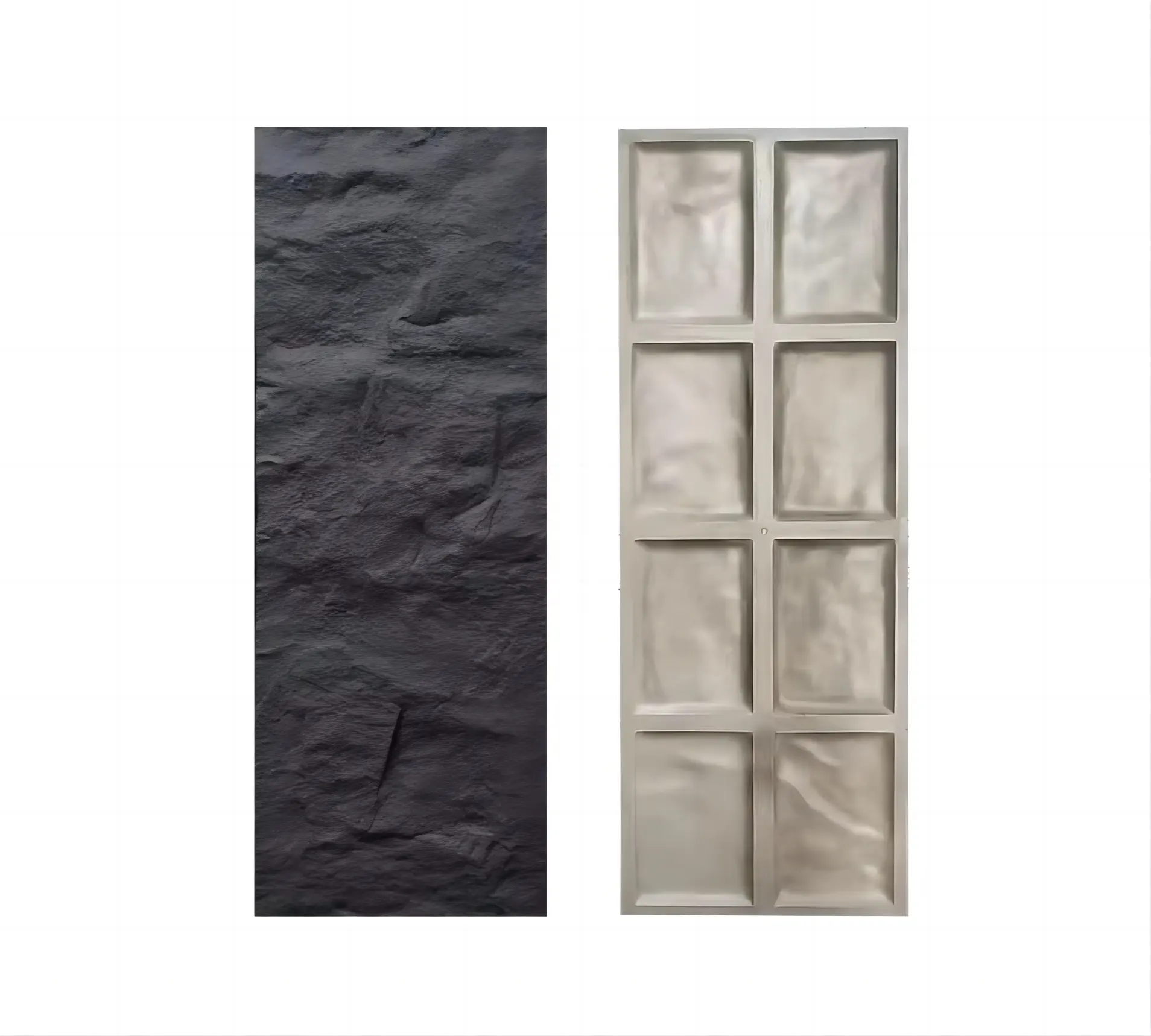 Kapalı açık dekoratif yüksek kaliteli pu taş poliüretan yapay taş duvar paneli için toptan