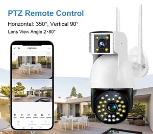 V380专业子弹Ptz 2mp双镜头4g摄像机Wifi户外安全闭路电视无线Ip防水4mp摄像机 - Product Image 3