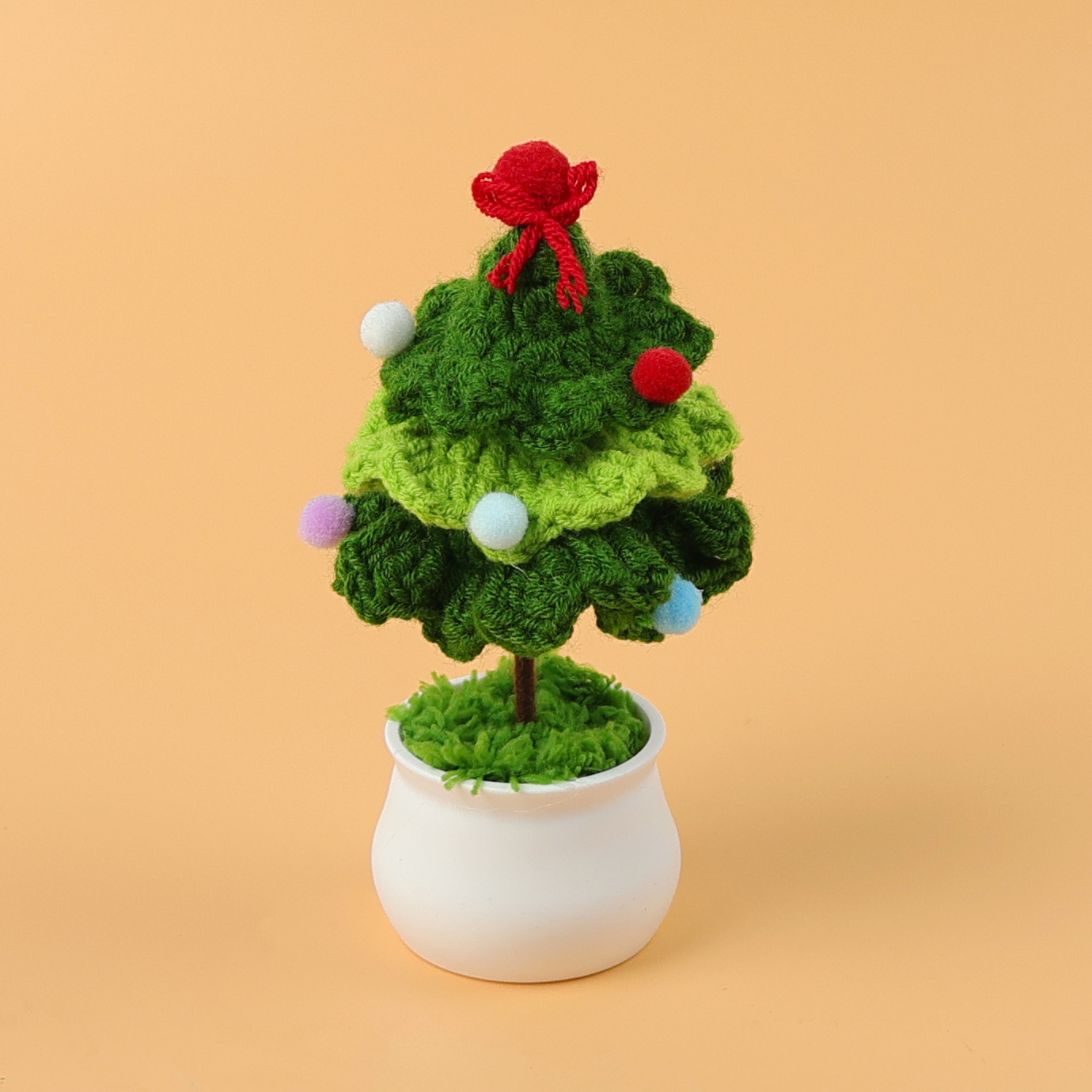 Plante en pot d'arbre de Noël à 3 couches Yimian (vert dégradé)