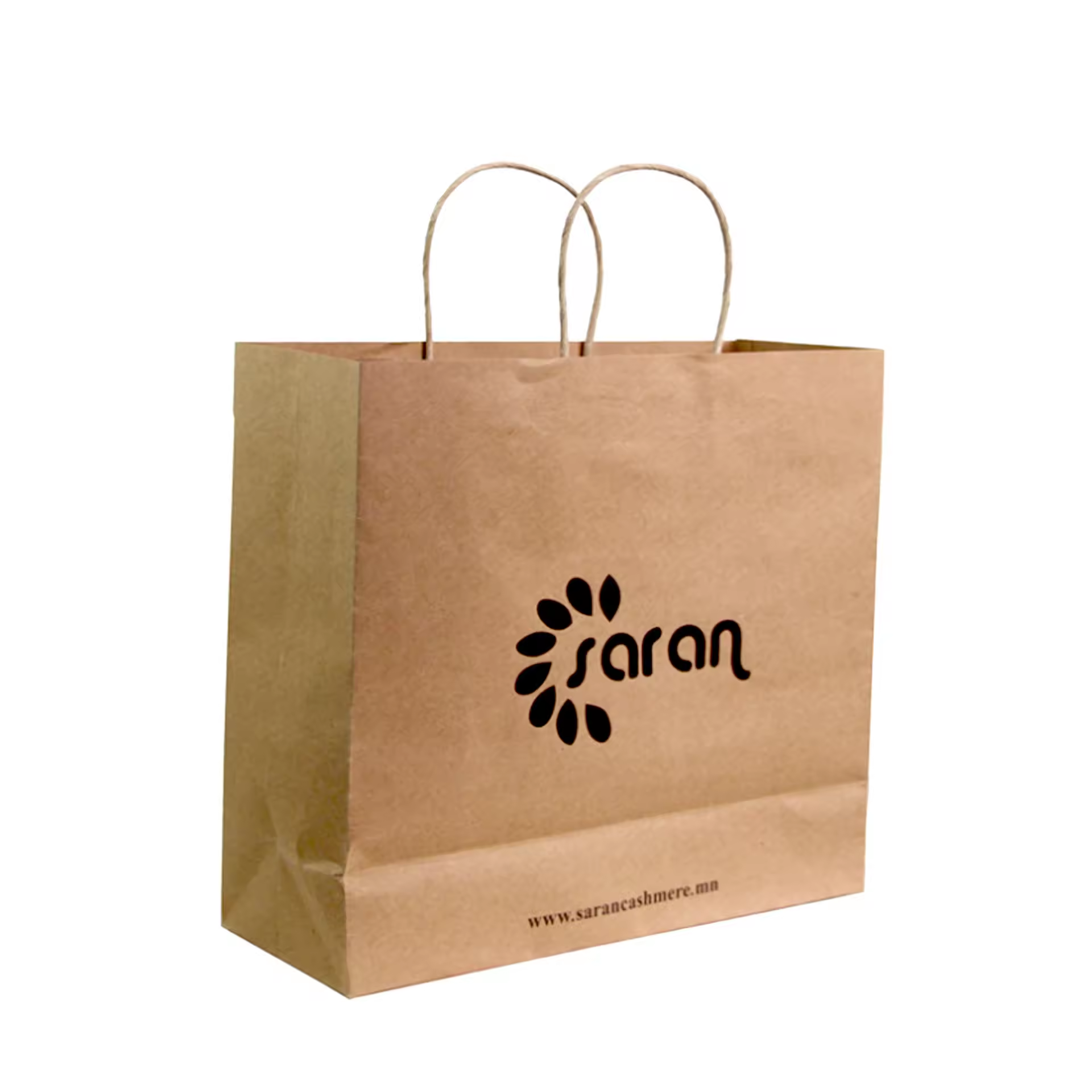 Sac en papier kraft personnalisé avec logo