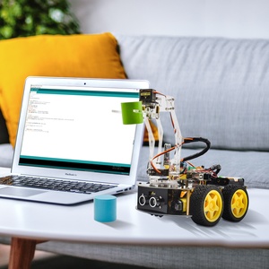 Fabbrica OEM 4WD braccio Robot meccanico Smart Car Robot per Arduino