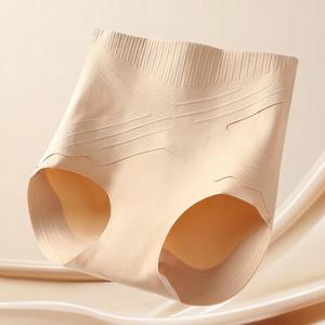 Của phụ nữ vô hình liền mạch cao eo nén quần kháng khuẩn thoáng khí nhanh chóng làm khô quần lót liền mạch - Product Image 3