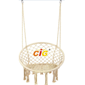 יברך בינלאומי ערסל כיסא מקרמה נדנדה תליית כותנה חבל מקורה וחיצוני שימוש - Product Image 3