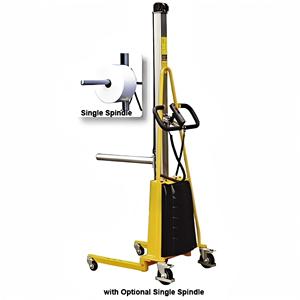 Elevador hidráulico de alta eficiencia para rollos Velocidad de elevación rápida Características DE SEGURIDAD Equipo de elevación para manejo de rollos. - Product Image 1