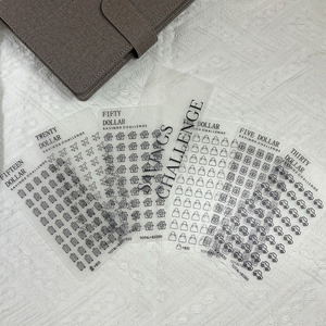 New Custom Design Durable 5 to 50 Dollar Savings Challenge Tracker Reusable Sinking Fund Budget Sheet A6 Cash Envelopes Insert - Product Image 6