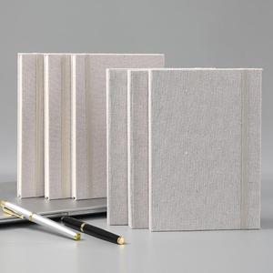 A5 Lino Diario Cuaderno Diarios Logotipo personalizado Cuaderno Calendario Planificador Bloc de notas para la escuela del maestro - Product Image 2