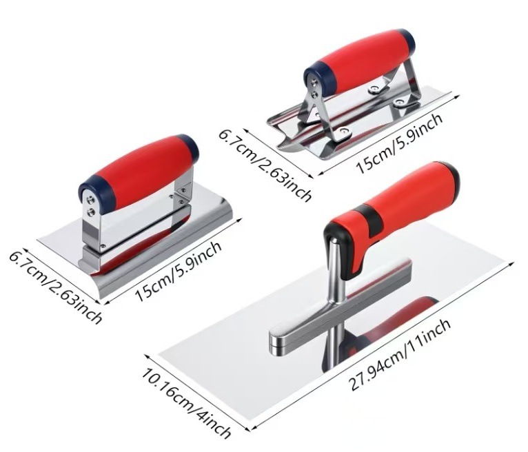 Ensemble de 3 séparateurs d'angle arrondis en acier inoxydable 10*28cm