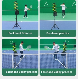 New Arrival Portable Professional Tennis &amp; Pickleball Training Machine US/EU/<strong>AU</strong>/British Plug Compatible with <strong>Remote</strong> Control - Product Image 4