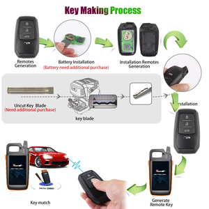 Audi anahtar programcı aracı için arayüz XSADJ1EN evrensel akıllı uzaktan anahtar 315MHz - Product Image 6