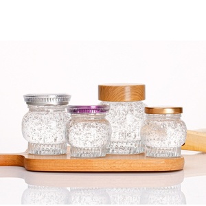 Bán buôn Đèn Lồng Hình hộp đựng thức ăn thủy tinh 50ml-360ml mật ong mứt chim của Tổ chai thủy tinh có nắp đậy - Product Image 4