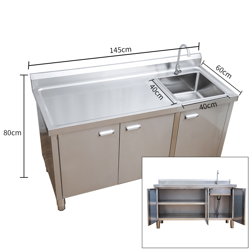L:145cm L: 60cm H:80cm LAVABO DROITE