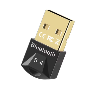 デスクトップPC用HG USBBluetoothアダプター5.4ミニBluetoothドングルレシーバーラップトップ用ワイヤレスBluetoothコントローラーアダプター - Product Image 1