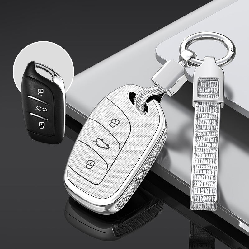 Silver+Key Chain