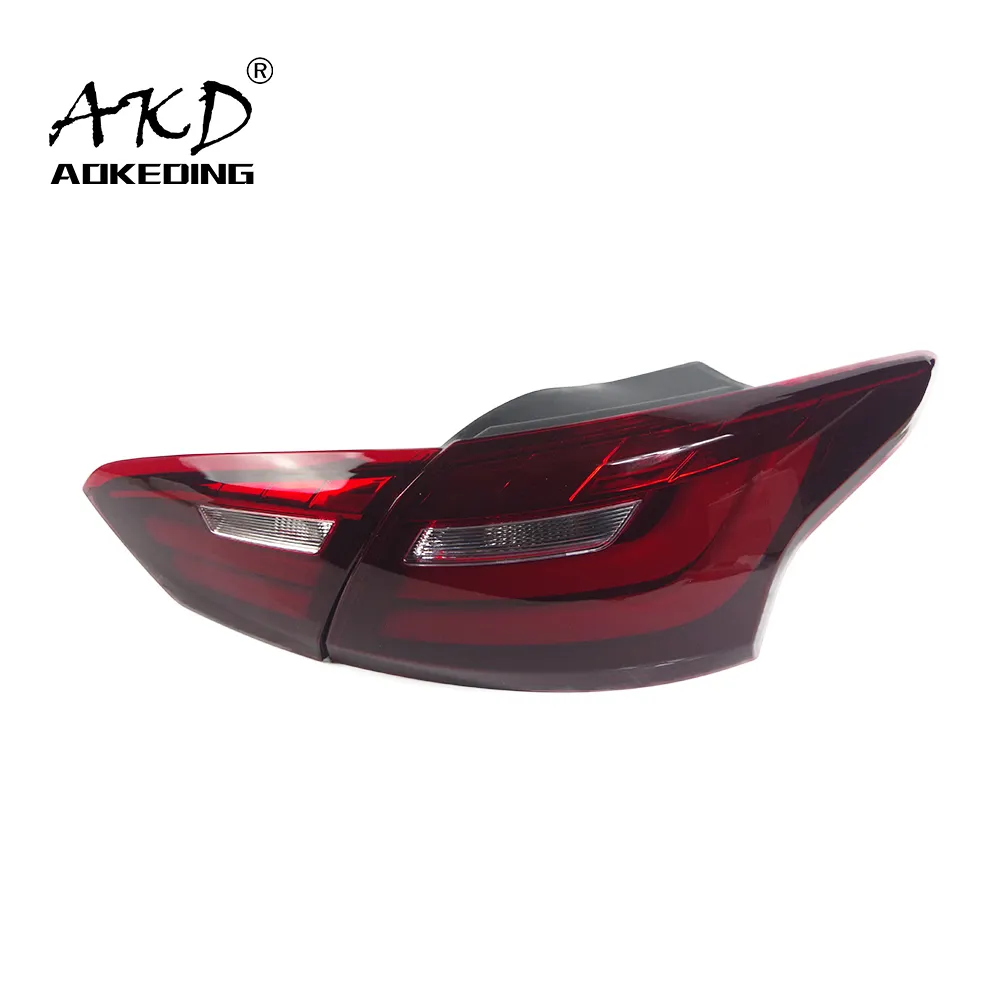 AKD modelo de coche para Ford Focus Sedan Luz de cola 2012-2014-LED DRL estilo corriendo señal de marcha atrás aparcamiento faro Facelift