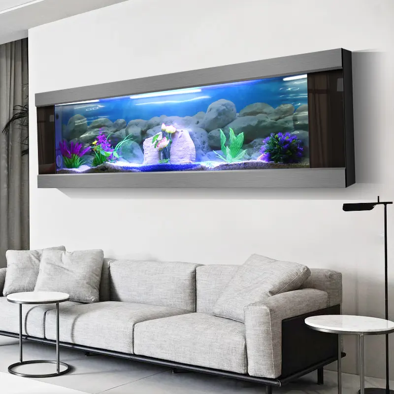 Sản Phẩm Mới Thời Trang Mới Hiện Đại Tùy Chỉnh Chất Lượng Cao Treo Tường Aquarium Fish Tank