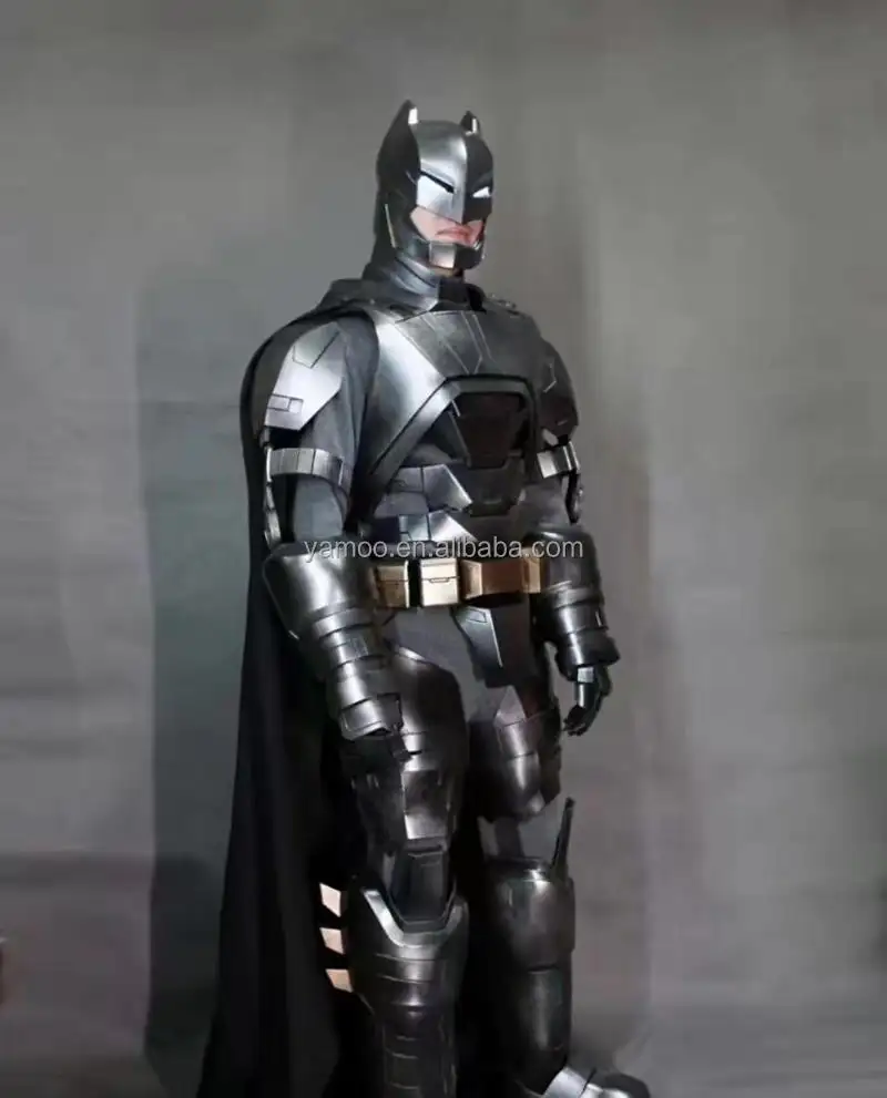 Halloween Cosplay película personaje superhéroe batmans disfraz armadura traje adulto personalizado