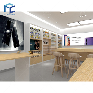 Teléfono móvil Diseño de tienda minorista Centro comercial personalizado Tienda minorista Mesa de computadora Tienda de teléfono celular Gabinete de mostrador de exhibición - Product Image 2