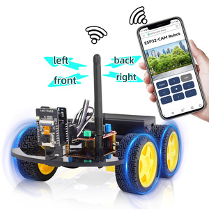 ESP32-CAMスマートカーDIYプログラマー初心者ロボット車ロボット4WD監視カメラロボットキット - Product Image 2
