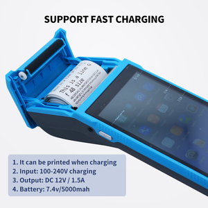 NEWPAS 5.5 Inch Touch Screen Pos <strong>Device</strong> for Small Business <strong>Android</strong> Terminal <strong>Built</strong>-<strong>in</strong> 58mm bluetooth <strong>Printer</strong> Scan Code by Camera - Product Image 5