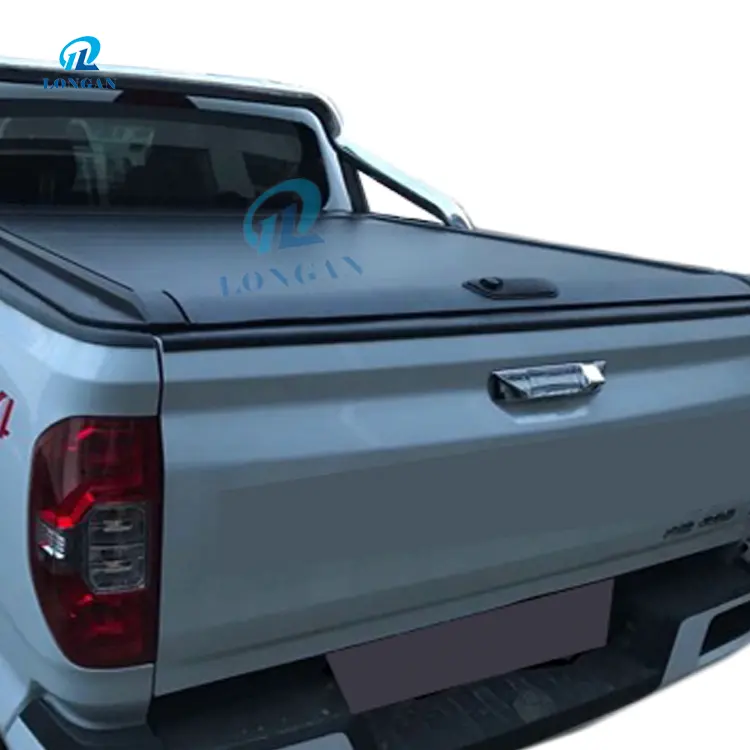 Manual Retractable Pickup Truck Bed Cover/Car Roller lid Hard Aluminium Alloy Tonneau Cover Accessories