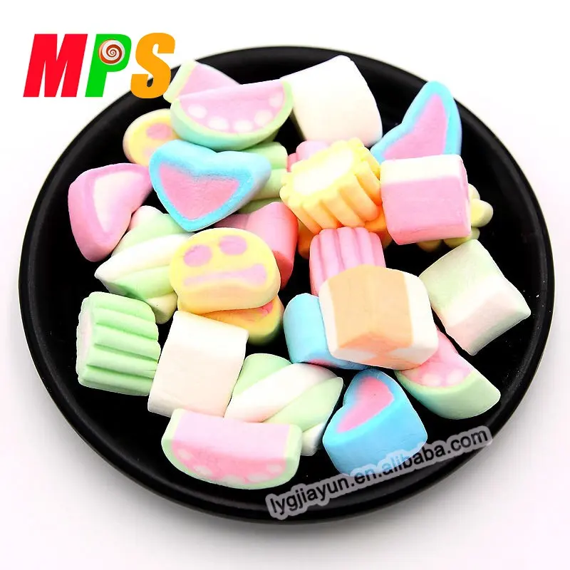 Mps Sales Custom Groothandel Bulk Halal Droge Twist Marshmallow