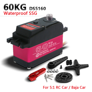 Цифровой сервопривод Dsservo DS5160 60 кг с высоким крутящим моментом подходит для DIY автомобиля с дистанционным управлением робот/игрушечный автомобиль - Product Image 2