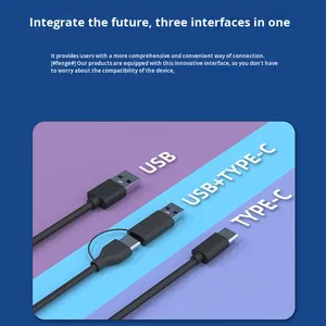 Mô Hình Tư Nhân một-to-bốn USB Type-C Hub Cross-Biên Giới Máy Tính Xách Tay Docking Station Máy Tính Splitter Với Giao Diện 2.0 USB Trong Kho - Product Image 4