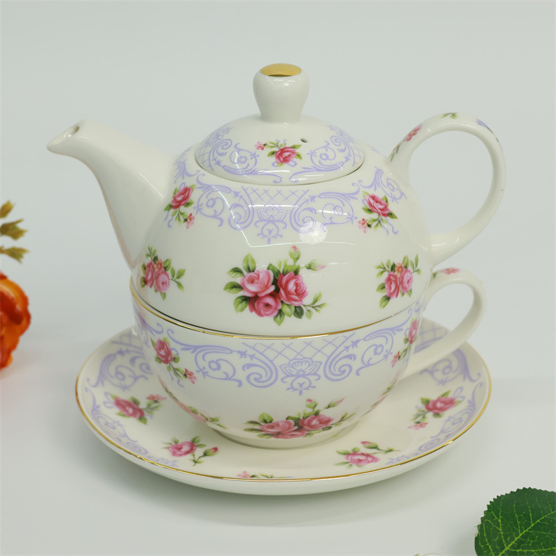 Tea rose-mother-and-child teapot-safety packaging