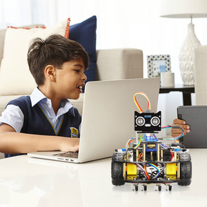 Tscinbuny akıllı Robot araç kiti grafik programlama kablosuz marş Robot Arduino Robot için kök elektronik eğitim kiti