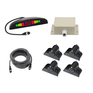 Radar de marcha atrás Universal para coche, pantalla Digital de 24V, cuatro sonda ultrasónica, asistencia Lunar - Product Image 1