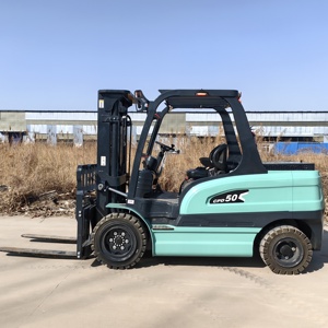 Piccolo carrello elevatore elettrico da 1 e 2 tonnellate con piattaforma idraulica a quattro ruote per la movimentazione del carico/scarico di sollevamento del veicolo - Product Image 2