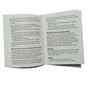 说明书手表打印手表小螺旋菜单打印机打印蝴蝶小册子 - Product Image 6