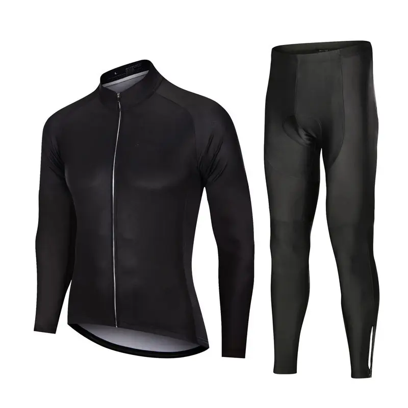 Abbigliamento da ciclismo sportivo di squisita fattura rapida asciugatura maglia da bicicletta maniche lunghe e set di pantaloni