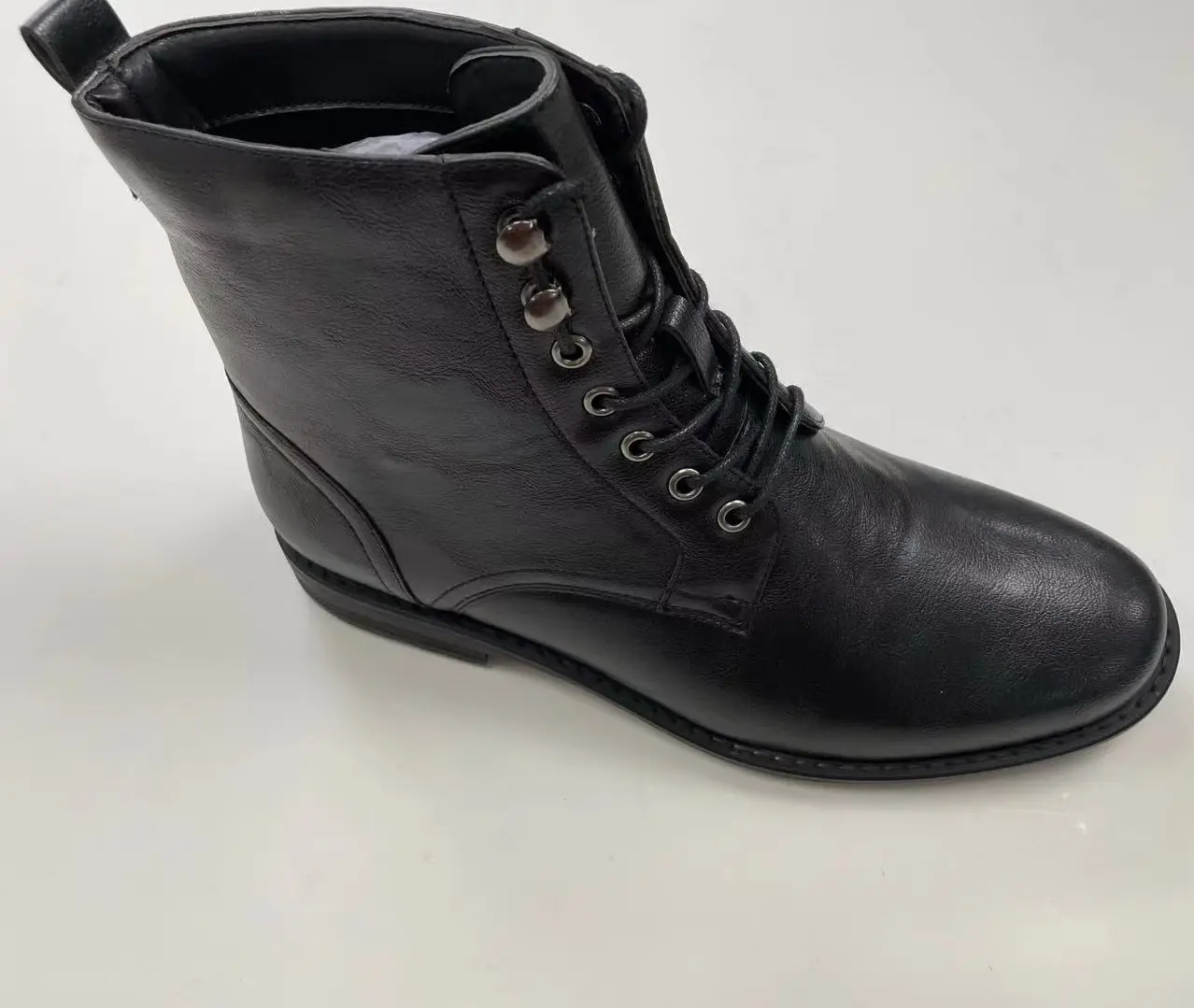 Bottes brodées de style Cowboy pour hommes, à talons hauts, en bois, de grande taille, chaussures légères pour l'hiver