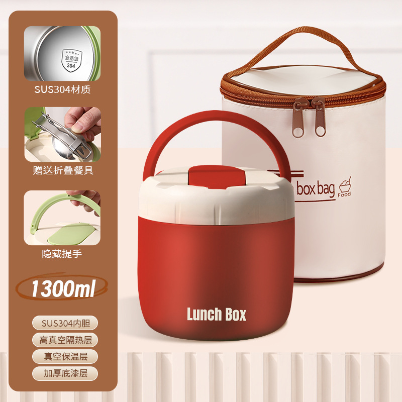 Sac isotherme rouge chinois 1,3 L