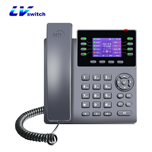 Nuevo modelo de teléfono IP comercial con 8 líneas SIP, teléfono VoIP para redes WiFi PoE - Product Image 2