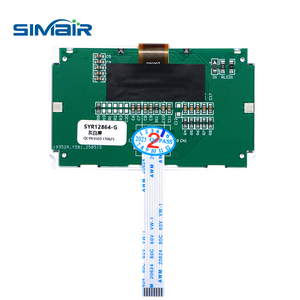 Lcd12864 LCD-Anzeige modul COG-Verpackung LCD 12864 Dot Array Industrie bildschirm Grauweißer Bildschirm 8P - Product Image 6