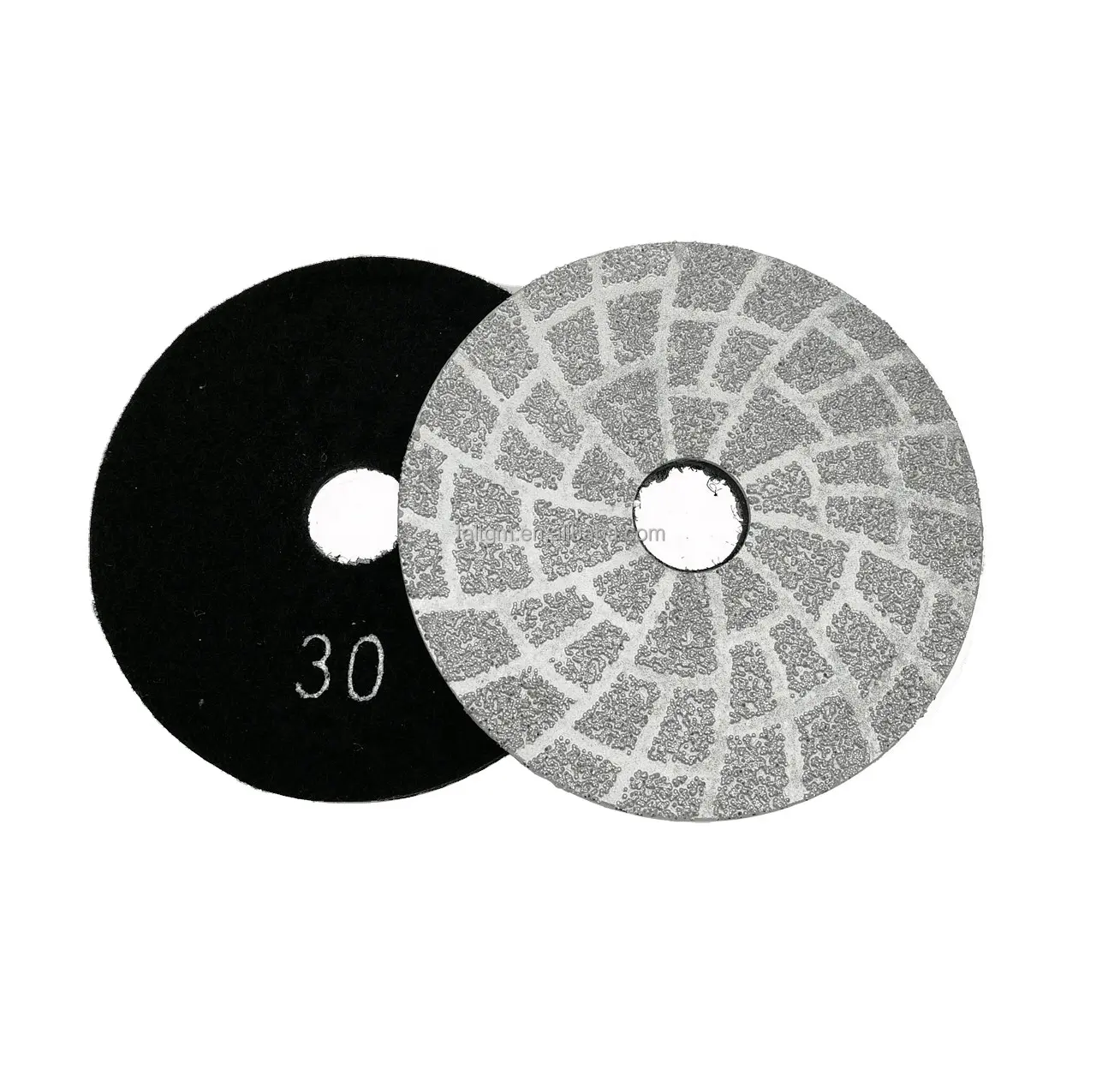 Hot Koop 4 ''Vacuümgesoldeerde Slijpschijf Nat Of Droog Gebruik #30 #50 #100 Voor Graniet marmer